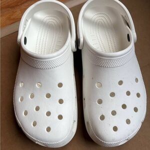 White Crocs